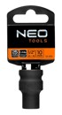 NEO TOOLS Cr-Mo Udarna nasadna glava, 1/2", 10 x 38 mm